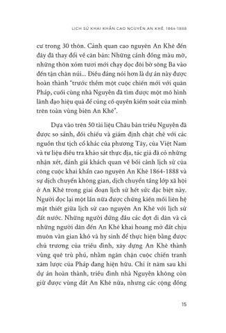  Lịch Sử Khai Khẩn Cao Nguyên An Khê, 1864-1888 - Andrew Hardy 