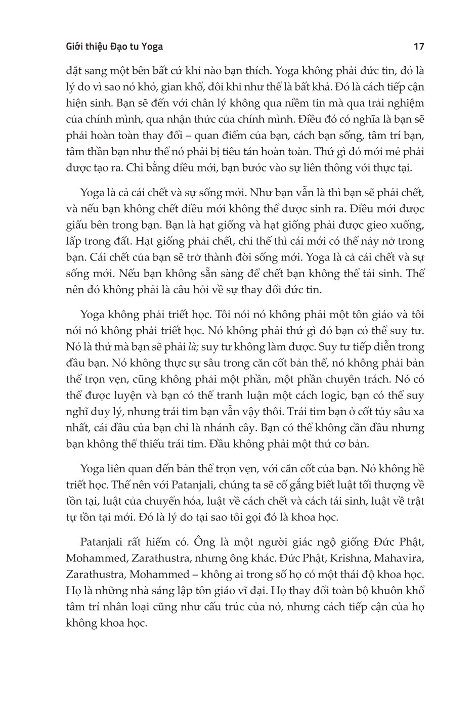 Đạo Tu Yoga - Osho