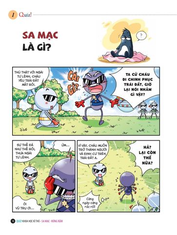  Combo 3 Quyển Quiz! Khoa Học Kì Thú - Về Thiên Nhiên ( Động Vật + Côn Trùng + Sa Mạc Rừng Rậm ) - Nhiều Tác Giả 