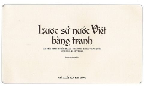  Combo 2 Quyển Lược Sử Nước Việt Bằng Tranh - Viet Nam - A Brief History In Pictures + Lược Sử Nước Việt Bằng Tranh 