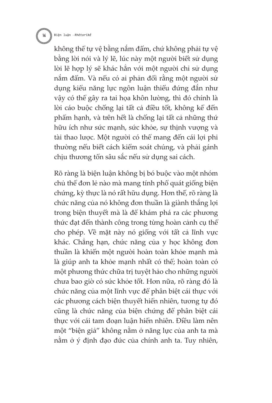 Biện Luận - Rhētorikḗ. Tác Phẩm Triết Học Kinh Điển - Aristotle
