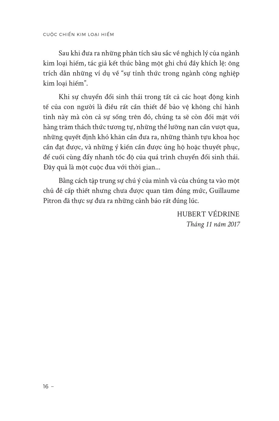 Cuộc Chiến Kim Loại Hiếm - Guillaume Pitron