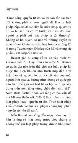  Luật Pháp - Claude – Frédéric Bastiat 