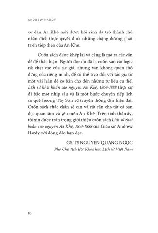  Lịch Sử Khai Khẩn Cao Nguyên An Khê, 1864-1888 - Andrew Hardy 