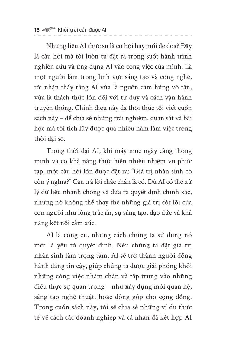Không Ai Cản Được AI - Hiểu AI Từ Căn Gốc Để Phát Triển Sự Nghiệp - Nguyễn Tiến Huy