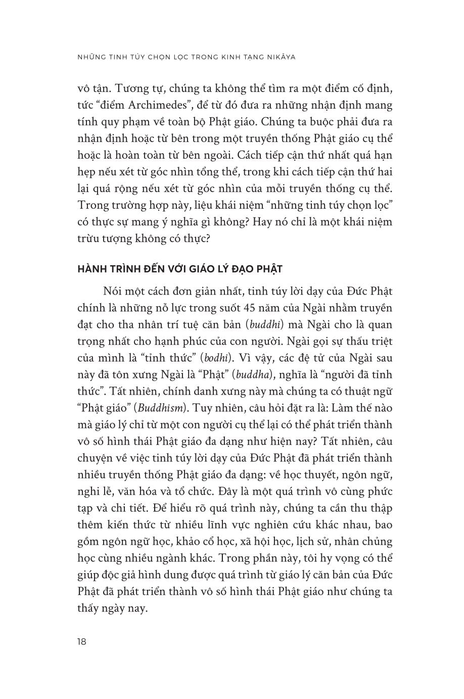 Những Tinh Túy Chọn Lọc Trong Kinh Tạng Nikāya - 
Glenn Wallis