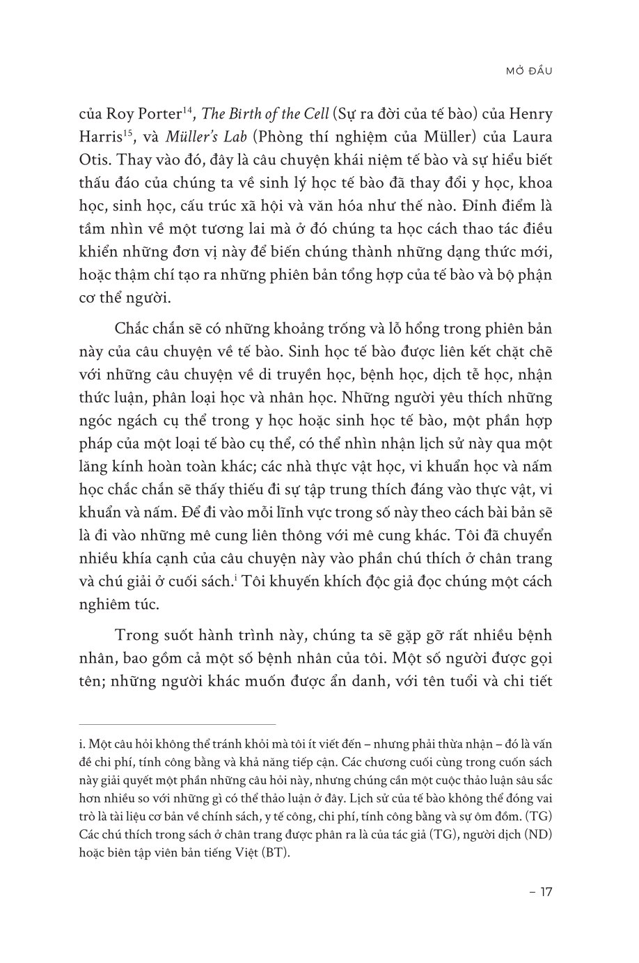 Khúc Ca Của Tế Bào - Khám Phá Phần Tử Cơ Bản Của Sinh Vật Và Con Người Mới - Siddhartha Mukherjee