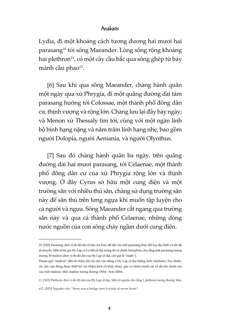 Anabasis : Hồi Ký Viễn Chinh Xứ Ba Tư - Xenophon
