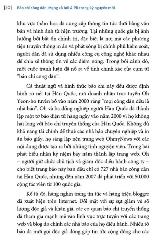Báo Chí Công Dân Mạng Xã Hội Và PR Trong Kỷ Nguyên Mới - Nguyễn Bá Ngọc