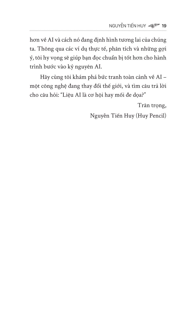 Không Ai Cản Được AI - Hiểu AI Từ Căn Gốc Để Phát Triển Sự Nghiệp - Nguyễn Tiến Huy