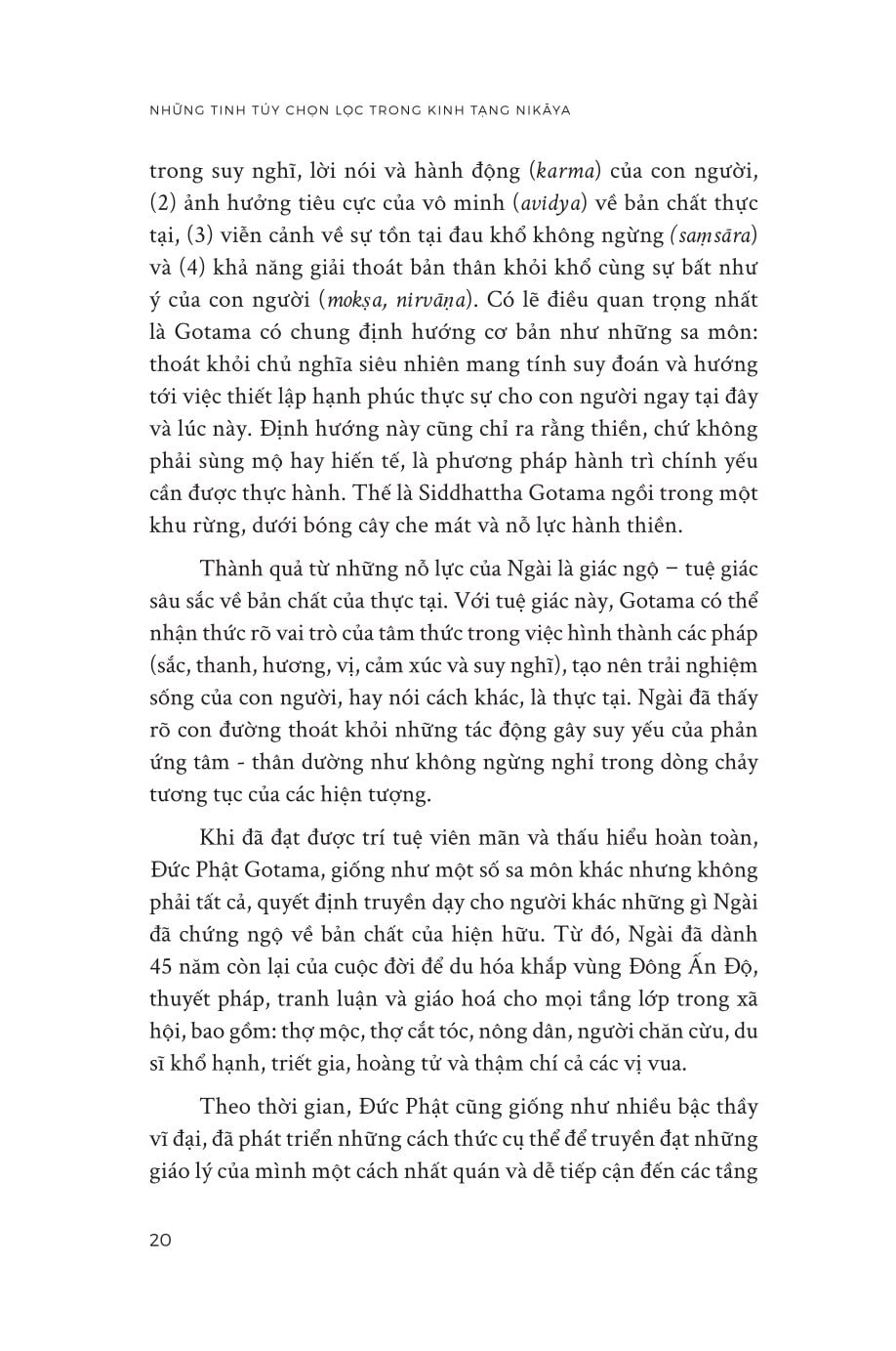 Những Tinh Túy Chọn Lọc Trong Kinh Tạng Nikāya - 
Glenn Wallis