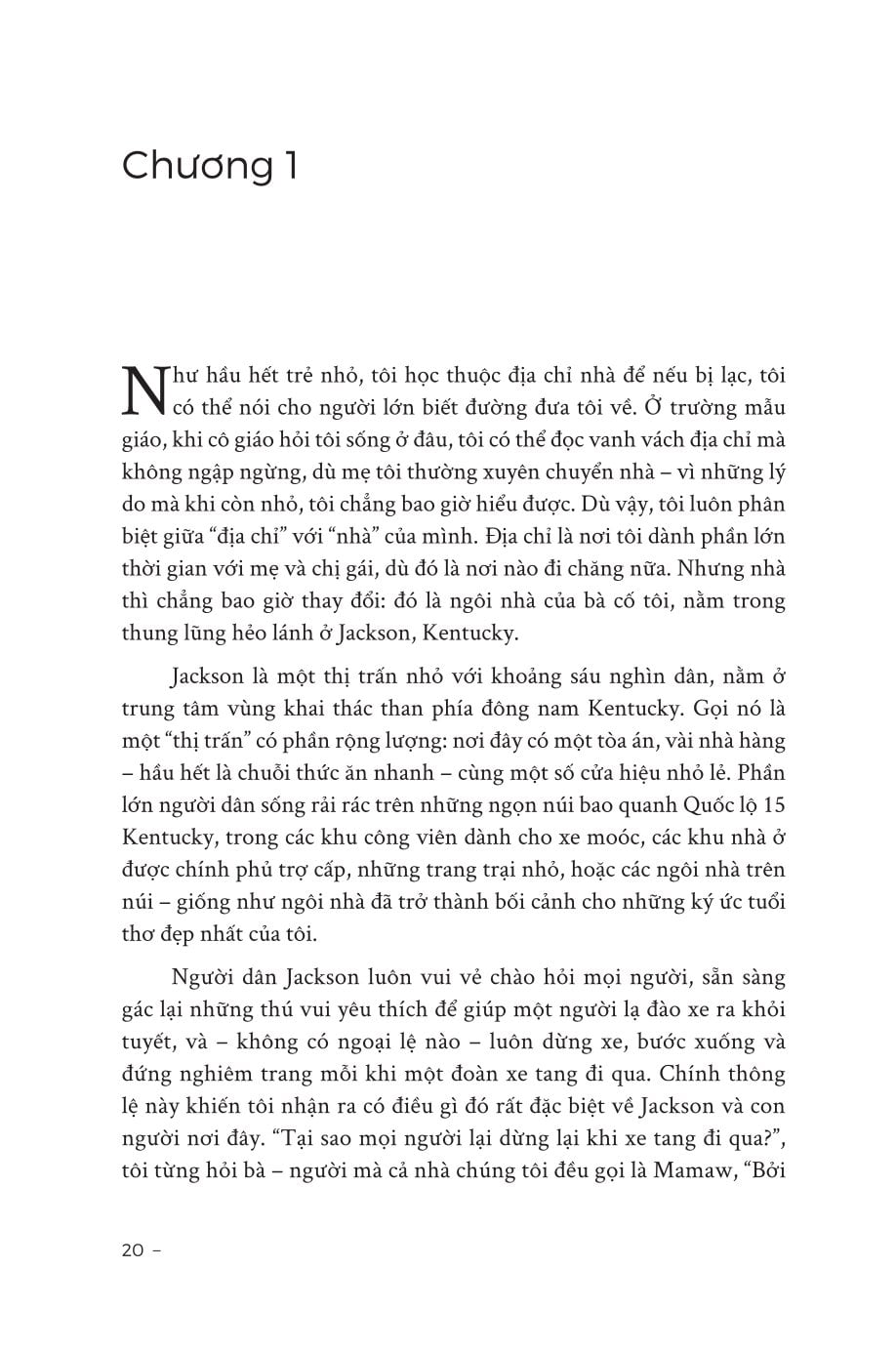 Khúc Bi Ca Của Gã Dân Quê - Hồi Ức Về Một Gia Đình Và Một Nền Văn Hóa Trong Cơn Khủng Hoảng - J.D. Vance