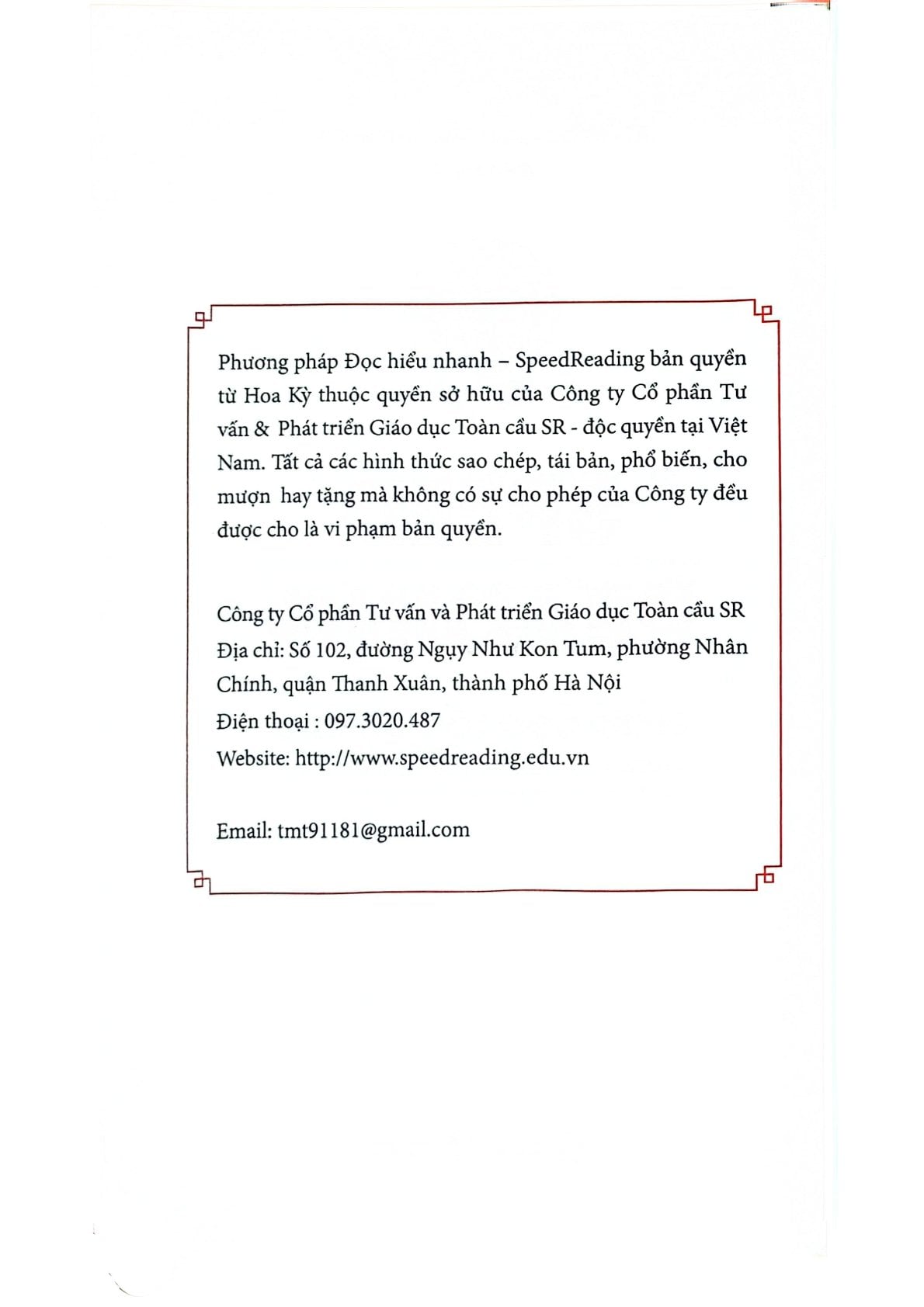 Speedreading - Bí Kíp Đọc Hiểu Tốc Độ Cao - Bích Ngọc, Minh Tâm, Quỳnh Chi