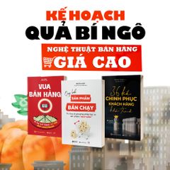 Combo 3 Quyển: Nghệ Thuật Bán Hàng Giá Cao - Bán Hàng Cho Người Giàu (Quy Luật Sản Phẩm Bán Chạy + 36 Kế Chinh Phục Khách Hàng Khó Tính + Vua Bán Hàng) - Nhiều Tác Giả