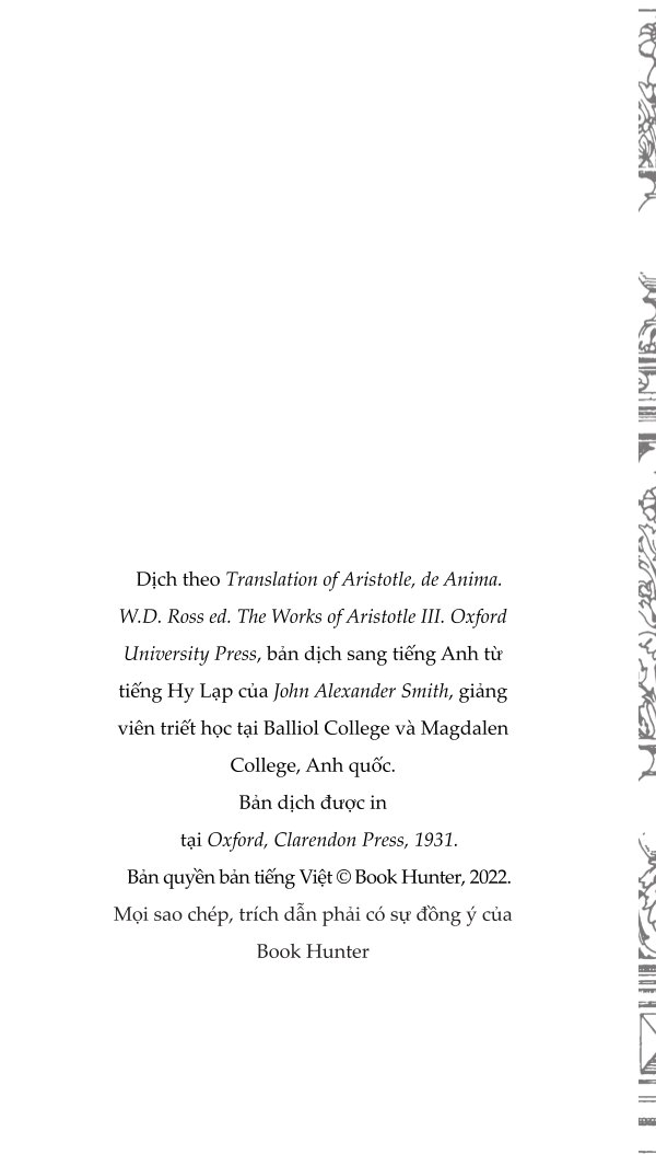 Bàn Về Linh Hồn - Aristotle