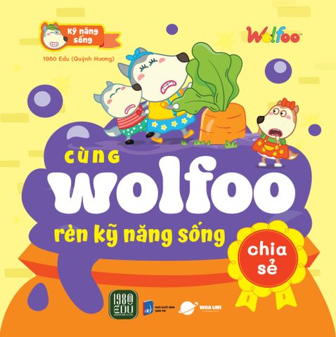  Bộ Sách Cùng Wolfoo Rèn Kỹ Năng Sống (Bộ 6 Cuốn) - 1980Edu, Quỳnh Hương 