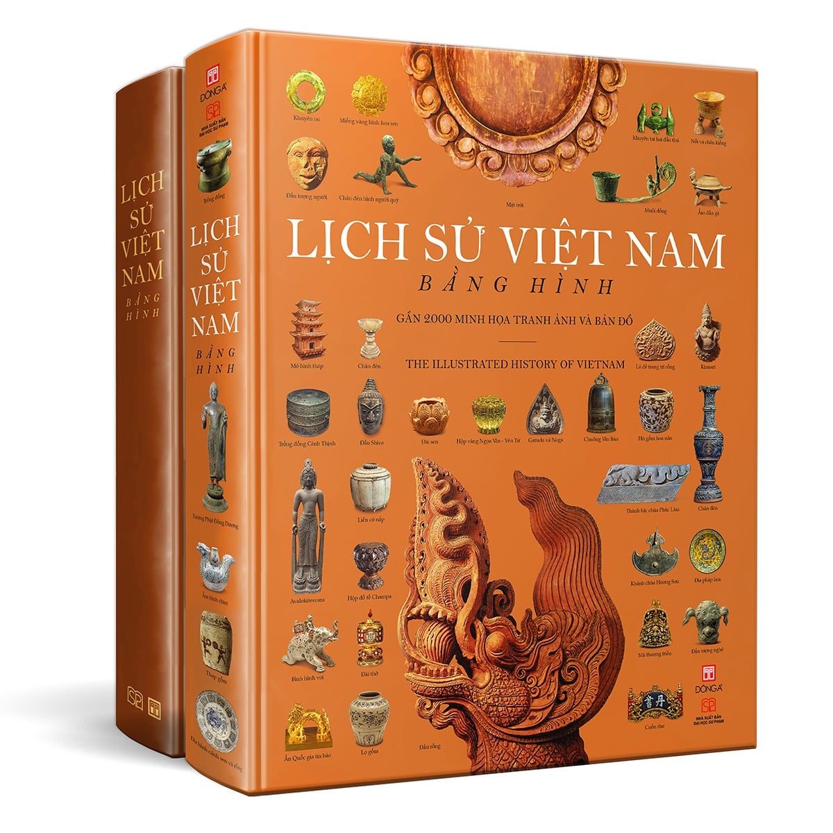 Lịch Sử Việt Nam Bằng Hình - (Gần 2000 minh họa tranh ảnh và bản đồ) - Tặng Kèm 1 Bookmark + 4 Postcard