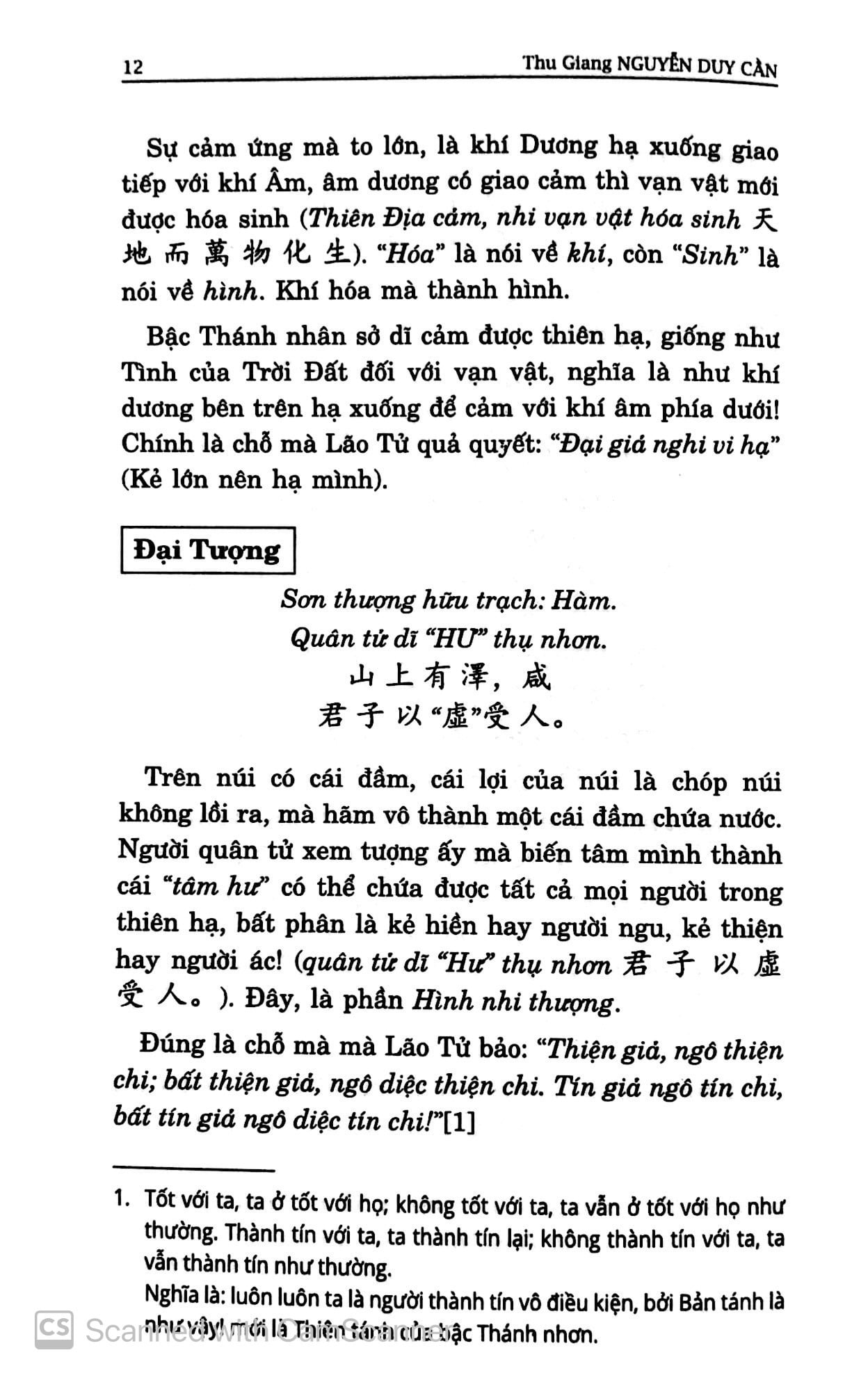 Dịch Kinh Tường Giải (Di Cảo): Quyển Hạ - Thu Giang Nguyễn Duy Cần