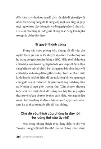  Truyền Thông Nội Bộ: Linh Hồn Của Doanh Nghiệp - Annabel Dunstan, Imogen Osborne 