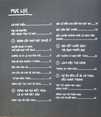  Nghệ Thuật Đánh Cắp Ý Tưởng - Austin Kleon 