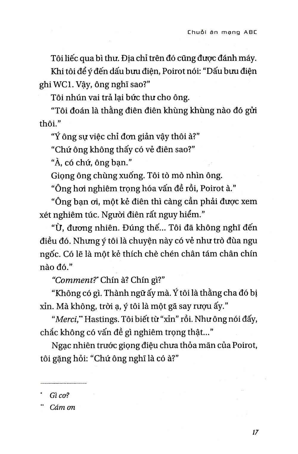Chuỗi Án Mạng A.B.C - Agatha Christie