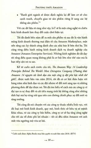  Phương Thức Amazon - 10 Nguyên Lý Internet Vạn Vật - John Rossman 