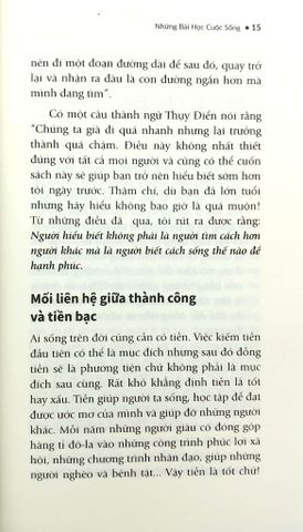 Những Bài Học Cuộc Sống 