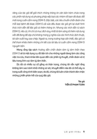  Hướng Dẫn Chẩn Đoán Tâm Lý Tâm Thần Theo DSM-5 - TS Phạm Toàn 