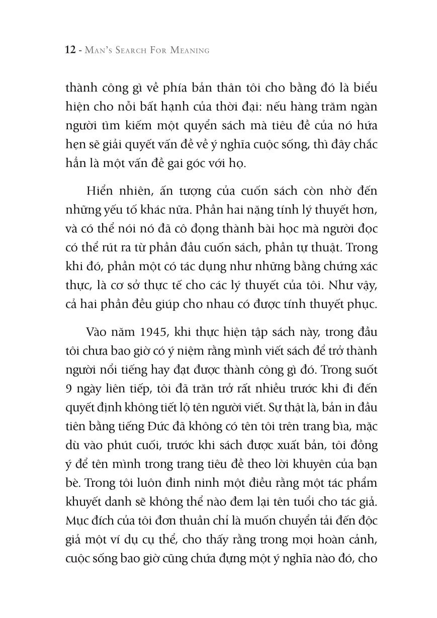 Đi Tìm Lẽ Sống - Viktor Emil Frankl