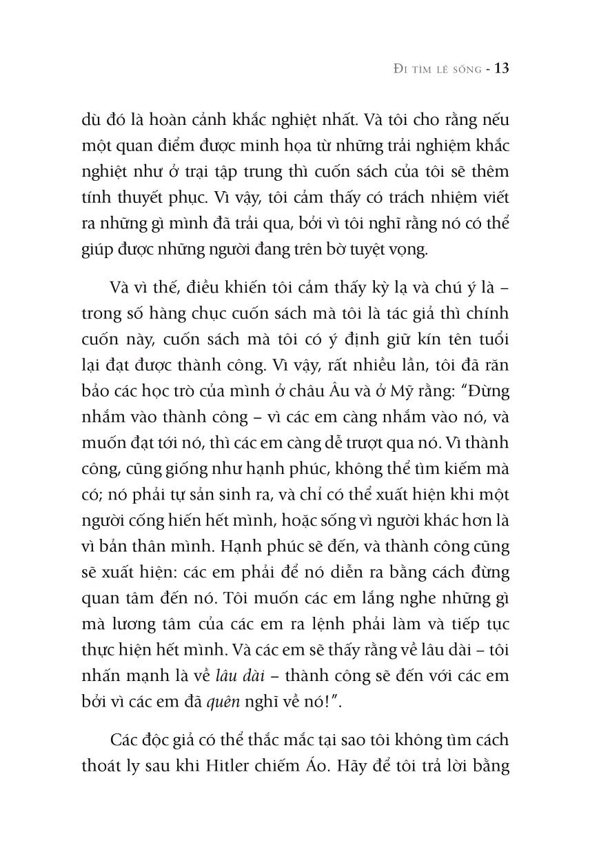Đi Tìm Lẽ Sống - Viktor Emil Frankl