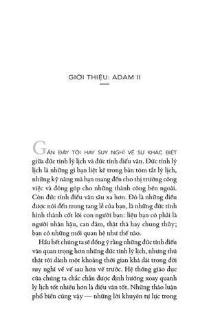  Đường Đến Nhân Cách - David Brooks 