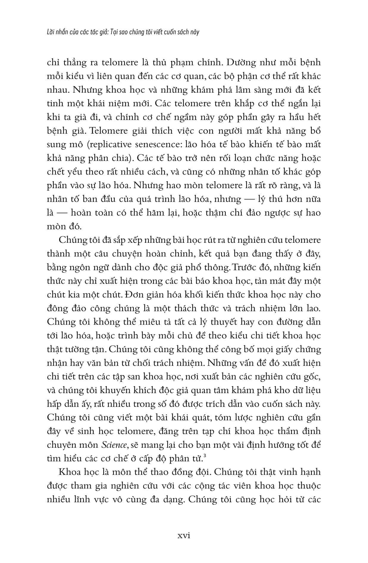 Hiệu Ứng Telomere: Giải Pháp Đột Phá Để Sống Trẻ, Khỏe, Và Ngăn Ngừa Lão Hóa - Elizabeth Blackburn, Elissa Epel