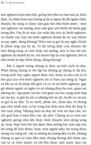 Đôi Điều Cần Suy Ngẫm - J. Krishnamurti 