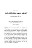  Từ Quản Lý Đến Lãnh Đạo - Sứ Mệnh Dẫn Đầu - Michael Hyatt 
