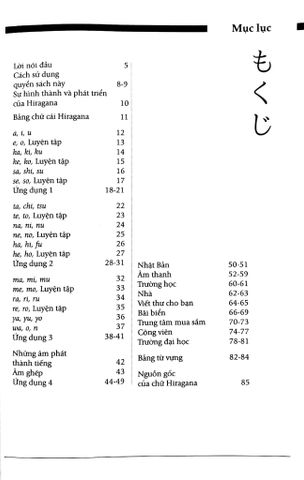  Tự Học Viết Tiếng Nhật Căn Bản Hiragana - Jim Gleeson 