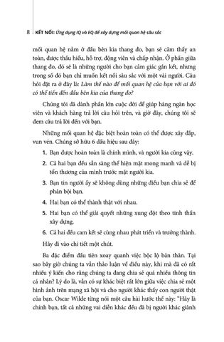  Kết Nối - Ứng Dụng IQ Và EQ Để Xây Dựng Mối Quan Hệ Sâu Sắc - Carole Robin, David Bradford 