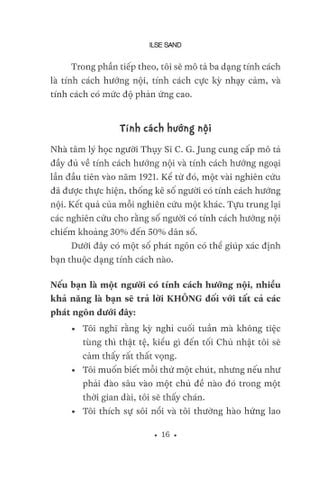  Dám Sống Hướng Nội Và Cực Kỳ Nhạy Cảm - Cẩm Nang Về Ranh Giới, Niềm Vui, Và Sự Chữa Lành - Ilse Sand 
