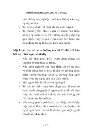  Dám Sống Hướng Nội Và Cực Kỳ Nhạy Cảm - Cẩm Nang Về Ranh Giới, Niềm Vui, Và Sự Chữa Lành - Ilse Sand 