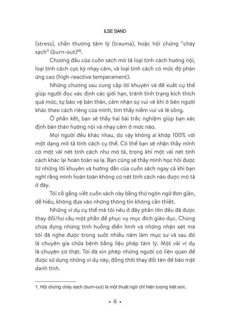 Dám Sống Hướng Nội Và Cực Kỳ Nhạy Cảm - Cẩm Nang Về Ranh Giới, Niềm Vui, Và Sự Chữa Lành - Ilse Sand