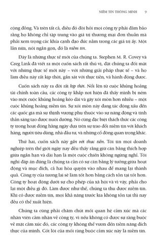  Niềm Tin Thông Minh - Stephen M. R. Covey 