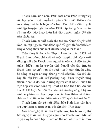  Tuyển tập Thạch Lam 