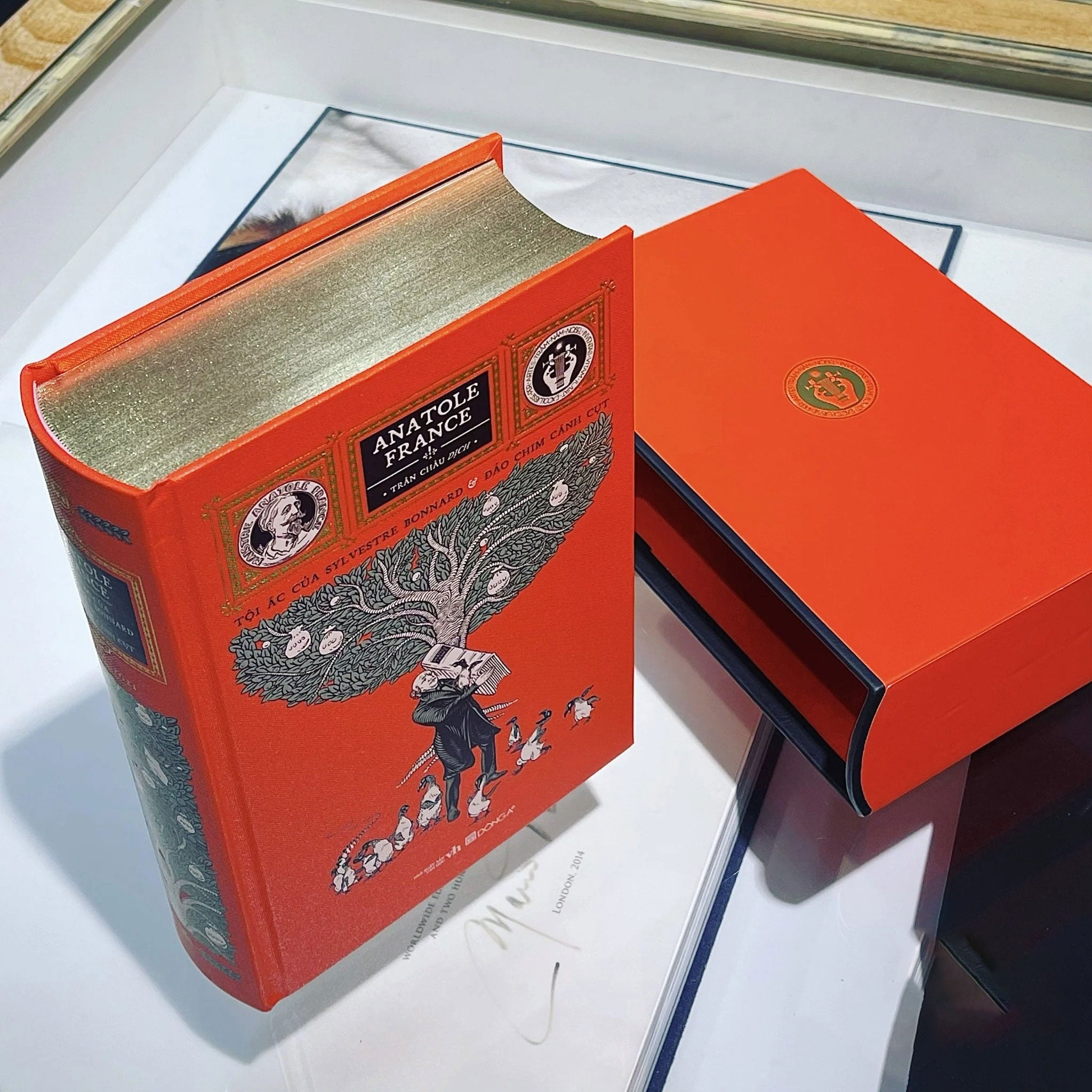 Trăm Năm Nobel - Tội Ác Của Sylvestre Bonnard Và Đảo Chim Cánh Cụt - Ấn Bản Giới Hạn - Anatole France