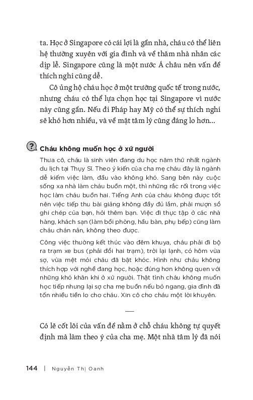 Tư Vấn Tâm Lý Học Đường - Hãy Là Chính Mình, Quan Trọng Không Phải Mình Có Gì Mà Là Mình Là Ai? - Nguyễn Thị Oanh