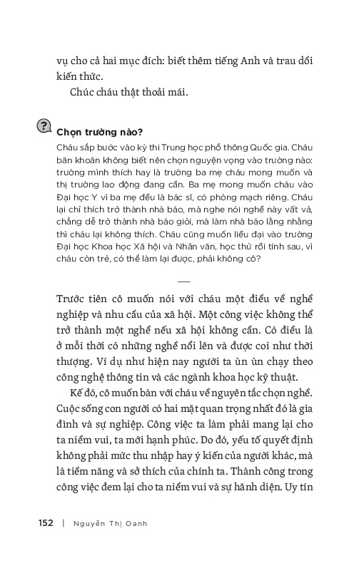 Tư Vấn Tâm Lý Học Đường - Hãy Là Chính Mình, Quan Trọng Không Phải Mình Có Gì Mà Là Mình Là Ai? - Nguyễn Thị Oanh
