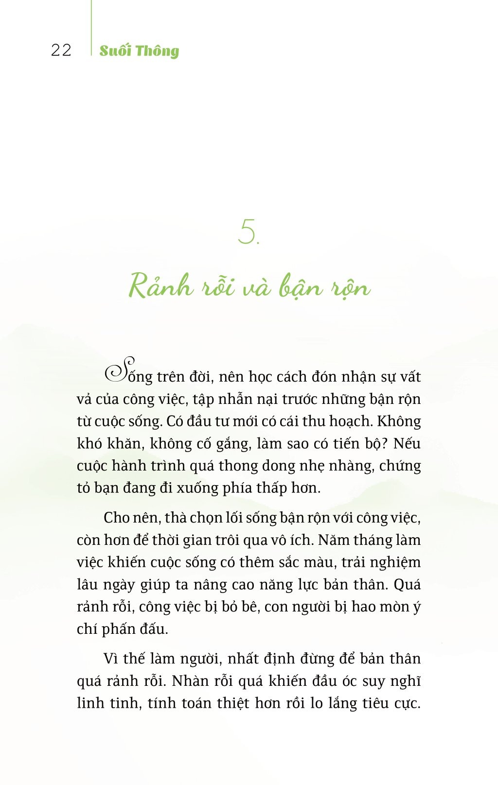 Làm Mới Vườn Tâm - Suối Thông