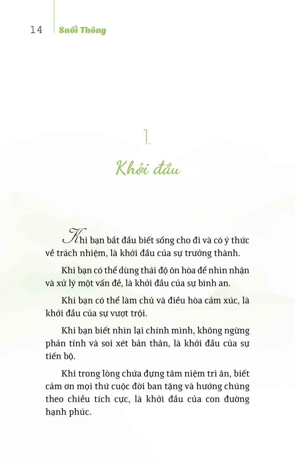 Làm Mới Vườn Tâm - Suối Thông