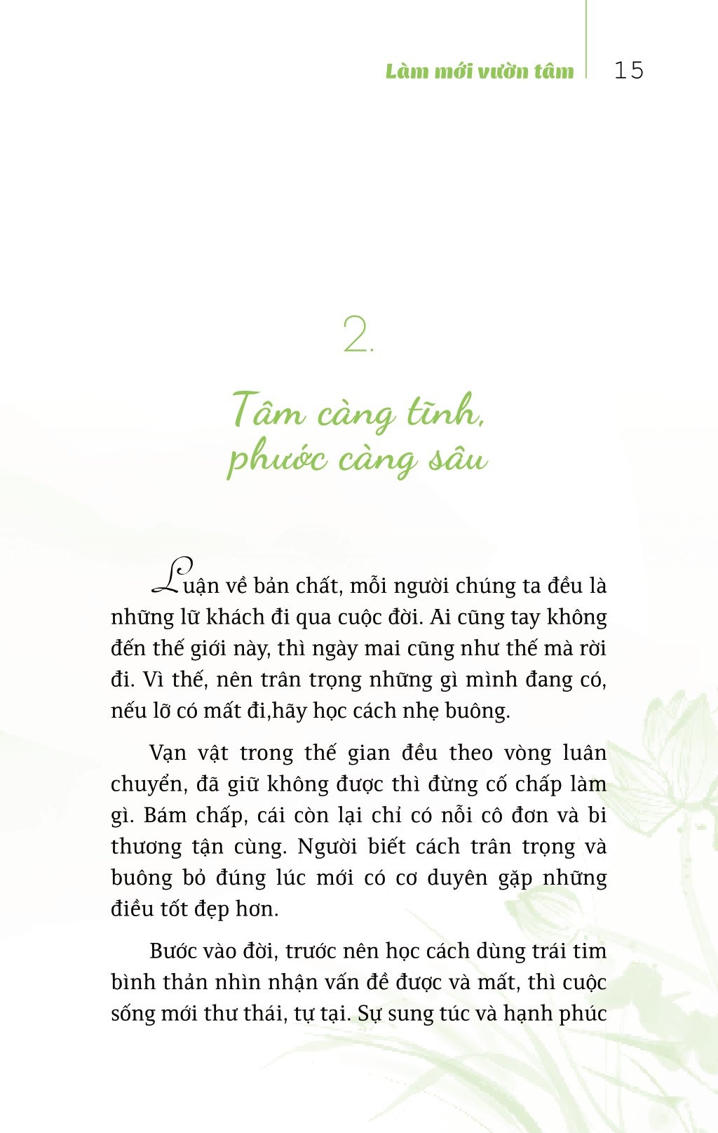 Làm Mới Vườn Tâm - Suối Thông