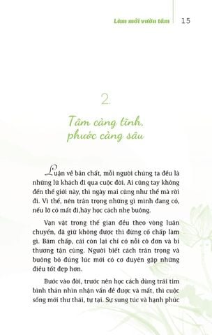  Làm Mới Vườn Tâm - Suối Thông 