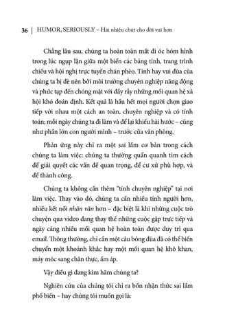  Hài Nhiều Chút Cho Đời Vui Hơn - Humor, Seriously - Jennifer Aaker, Naomi Bagdonas 