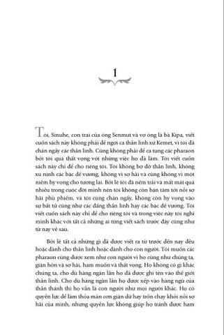  Người Ai Cập Tập 1 - Quyền Lực & Tình Yêu - Mika Waltari 